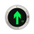 安全出口指示灯 地面疏散指示灯埋地嵌入式圆形方形安全出口地埋灯消防应急地标灯JYH 圆形24.5CM-双向