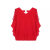 苜戈短袖雪纺衫女2024新款时尚遮肚子洋气小衫双v领蝙蝠衫露肩衬衫女 红色 S(建议80-95斤)