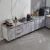 品味空间 厨房灶台组合柜橱柜不锈钢一体碗柜1.8米右单盆可选左 CG-132