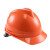 世达V顶标准型高强度领导监理头盔 工地建筑工程 新国标安全帽 TF0202O-V型ABS-橙色