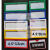 磁力标牌磁卡套A3/A4/A5/A6/A7/A8/A9/A10磁铁标签货架标示牌贴 A78*11.5cm颜色备注 10个装绿