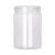 铝银盖罐pet塑料罐子密封收纳储存罐级圆形广口透明带盖 65*100 加厚 铝银盖 40个装