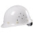 开元  玻璃钢安全帽盔式工地国标矿用施工透气HSKY-A 白色 旋钮式