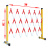 康迪普 可移动伸缩围栏玻璃钢管式安全电力施工绝缘围栏折叠安全隔离护栏 1.2*3米非标款