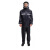黑色雨衣款式：分体套装；尺码：XL