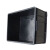 普力捷丨黑色塑料收纳箱电子元件盒物料箱框；600*400*160
