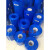 定制pvc热收缩管 18650锂电池组塑皮阻燃热缩套膜 蓝色热缩管 包装膜 折径宽170mm