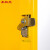 圣极光全钢气瓶柜双瓶一代报警器丙烷危化品安全柜S1103黄色
