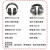 霍尼韦尔VS130 VS120耐用头箍头戴式防噪音隔音耳罩降噪学习防吵 VS120H 赠送耳塞