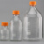 蜀牛蓝盖试剂瓶100-20000ml螺纹口玻璃丝口化学广口样品实验棕色 2L(2000ml)透明黄盖高硼料