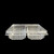 兴安迈 XAM-6720 一次性透明西点包装盒 4粒装 100个/套 （单位：套）