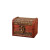 纳斯普金中式礼盒印章收纳盒古代简约复古盒子木盒木制木质盒子仿古礼物 地图方盒中号12*8*7
