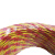 特变电缆 铜芯聚氯乙烯绝缘绞型连接用C级阻燃软电线 红色+黄色 导体结构84/0.15 200米