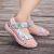 牧童2022年夏季新款女童凉鞋公主风儿童时装沙滩鞋EVA防滑软底女童鞋 粉红色 25
