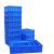 葱旭 塑料盒子周转箱长方形零件盒塑料箱胶框物料螺丝盒五金工具物流箱 6#蓝色350*250*95