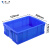 添亦 塑料周转箱工具零件盒储物收纳整理箱 蓝色520*380*170   