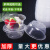 一次性塑料碗圆形汤粉外卖快餐耐高温打包餐盒汤碗带盖冰粉PP饭碗 透明999款-700ml【带盖】50套