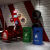 户外创意铁油桶垃圾桶工业风大容量美式个性复古大号公园箱商用 红