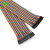 千水星40P杜邦线彩色排线公母对插线公对母创客电路单片机电子实验模块连接线1P模型导线diy创客电路板插接线 40P公公线1份(20厘米长)