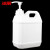 冰禹 jy-133 乳白色压泵方桶 按压式液体分装桶塑料桶 10L