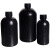 垒固 黑色样品瓶大小口塑料圆瓶 避光试剂瓶带内衬 小口500ml 塑料圆瓶