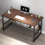 亿家达电脑桌 台式书桌家用办公桌简约简易写字桌子 原野橡木色120*45CM
