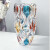 BOHEMIA 新品捷克进口波希米亚水晶玻璃花瓶描金台面居家装饰花瓶 捷克进口海洋彩色花瓶（高30cm）