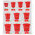 金绿士 12L加厚塑料水桶红色提水桶圆桶酒店厨房大容量储水桶