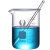 兰诗（LAUTEE）SY2003 高硼硅玻璃烧杯 耐高温  刻度杯化学实验烧杯 300mL（2个）