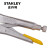 史丹利（STANLEY）弧齿大力钳 带刃加力钳手动压力钳夹钳固定钳子 84-369-23
