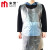 米茨 一次性塑料围裙PE均码100只/包 （透明）围裙+袖套各1包 