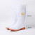 白色雨鞋专用卫生靴女防滑中高筒雨靴食堂厨房工作水鞋 高度38cm左右：白色（牛筋底-不加棉款） 41