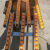 卸货神器流利条滑轨无动力卸货滑梯滑轮轨道移动携带轻便卸车出菌 2米长50宽4道3固定件