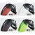 憬芊PC有机玻璃电焊面罩烧焊工防护罩脸部头戴式氩弧焊面卓气保焊透明 黑顶绿色