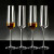贝鲁斯 香槟杯水晶玻璃起泡酒杯高脚白葡萄酒杯通用高脚红酒杯气泡杯子 (A款)  两支装