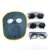 焊工面罩牛皮电焊面罩烧焊氩弧焊二保焊切割打磨脸部防护电焊眼镜 牛皮面罩透明色眼镜绑带