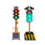 太阳能红绿灯交通信号灯驾校学校十字路口移动红绿灯警示灯 200-12灯头系列
