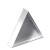 磁吸式光学透镜玻璃砖磁性半圆三角形玻璃砖凸透镜凹透镜初中光学 亚克力大号等边三角形砖加磁