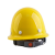 泓瑞沣 玻璃钢透气加厚安全帽 单位：顶 黄色 加厚