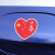 汽车身装饰贴纸爱国车贴中国五角星红旗金属车标创意划痕遮挡贴# 小号-CHINA