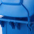 格圣奇塑料分类垃圾桶户外垃圾箱蓝色240L可回收物C4057挂车款