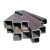 鹿色 焊接铁方管 厚壁直角方通 黑色方管 20*20*2.0 一米价 