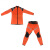松叶森林 分体式水域湿式救援服 XXL 橙色 件 1820014