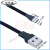 扁平USB弯头转Type-c公充电数据线2.0版本接头弯头左右直角软排线 AMST-CMST 1m