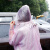 鸣固 一次性雨衣成人防汛透明连体徒步男女便携户外雨披简易防护雨衣服颜色随机发 10件