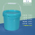 pp广口桶5升L塑料桶酒酿桶透明打包桶热汤密封外卖桶家用储物桶水桶 5L-草绿色