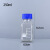 学校实验室企业分装试剂方便携带透明耐用易清洗刻度清晰方形瓶刻度瓶蓝盖玻璃瓶螺口瓶 250ml