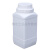 大口胶水瓶塑料分装方形瓶固体粉末瓶包装瓶试剂瓶1000ml500毫升 500ml半透明-蓝盖款配垫片