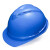 襄昱优工 工地加厚安全帽 豪华透气型安全帽10172480  蓝色  定制款 顶
