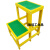 玻璃钢绝缘凳电工高凳高压电力梯子可移动式单双层三层平台定制 三层150cm*90*50